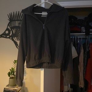 Grey Quarter Zip Fleece